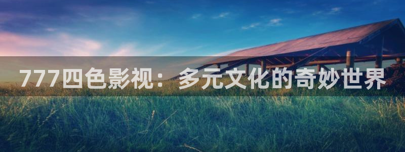 第九伦理影院：777四色影视：多元文化的奇妙世界